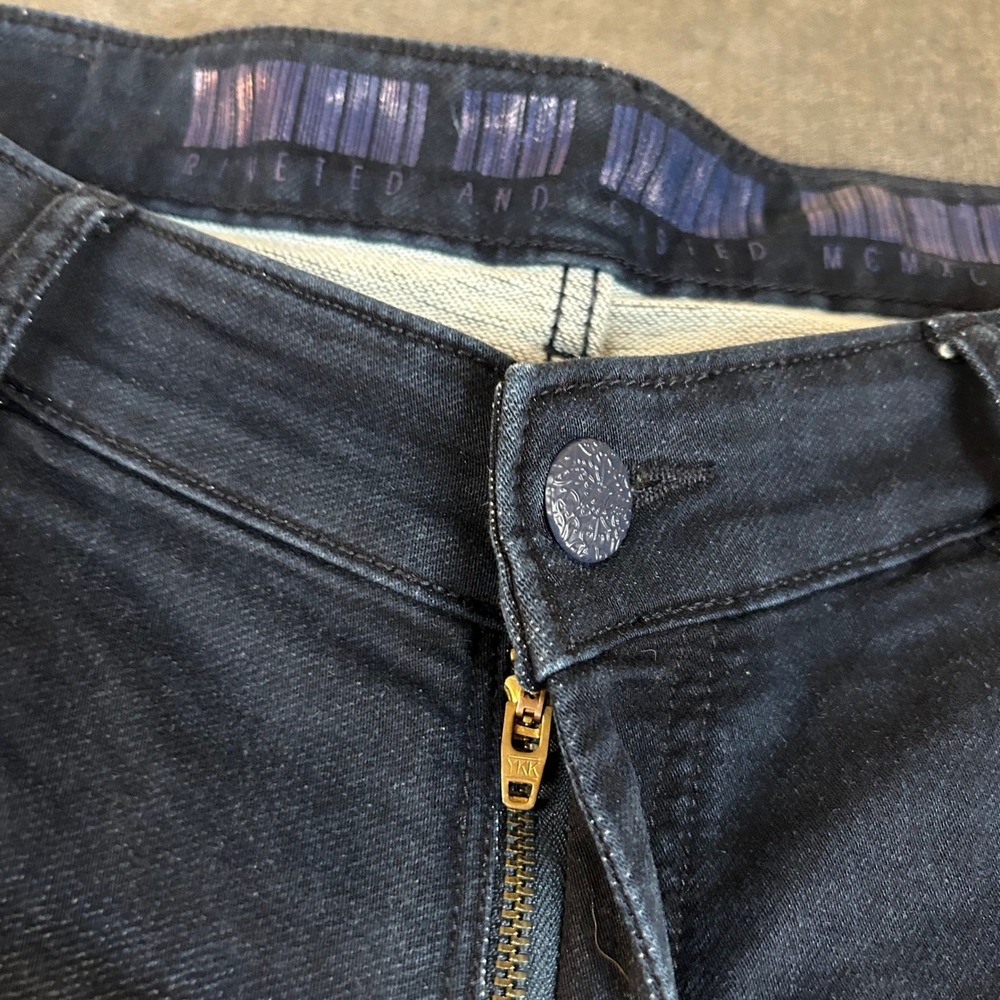 Richlook JNS Riveted and Casted Jeans Mens fits 36x29" Dark Blue Straight Fit - Picture 7 of 14